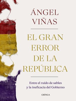 cover image of El gran error de la República